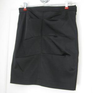 Compagnia Italiana black ruched skirt